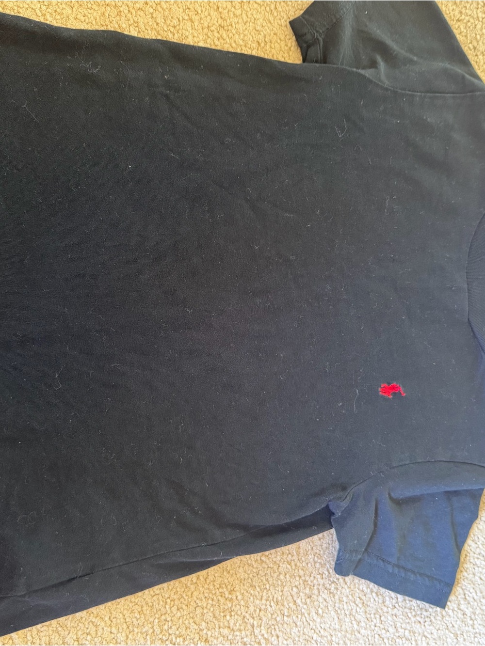 Polo by Ralph Lauren Black Short Sleeve Tee with Red Pony - Picture 2 of 2